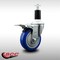 Service Caster 4'' SS Blue Poly Swivel 1-3/8'' Expanding Stem Caster Total Lock Brake SCC-SSEXTTL20S414-PPUB-BLUE-138 - alternate 4